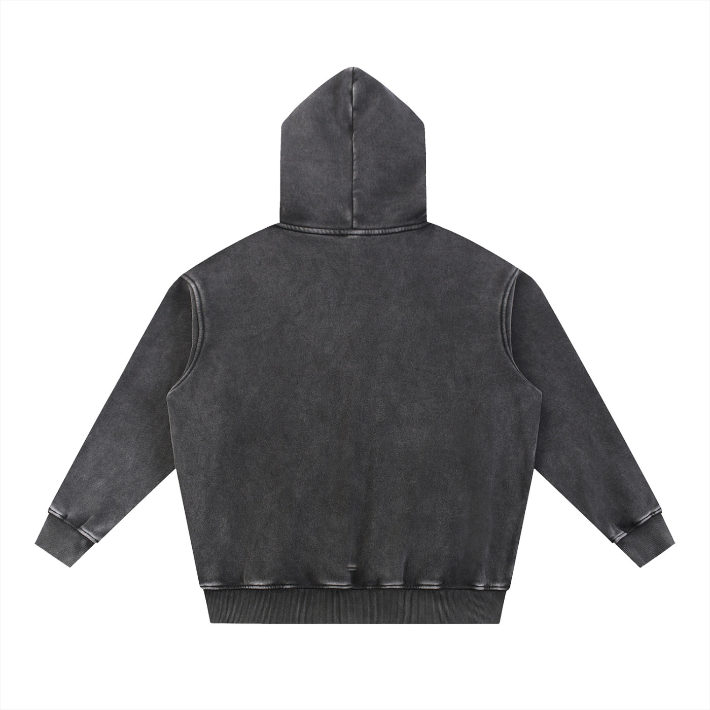 FLOW STATE : Snow Wash Fleece Oversize Hoodie
