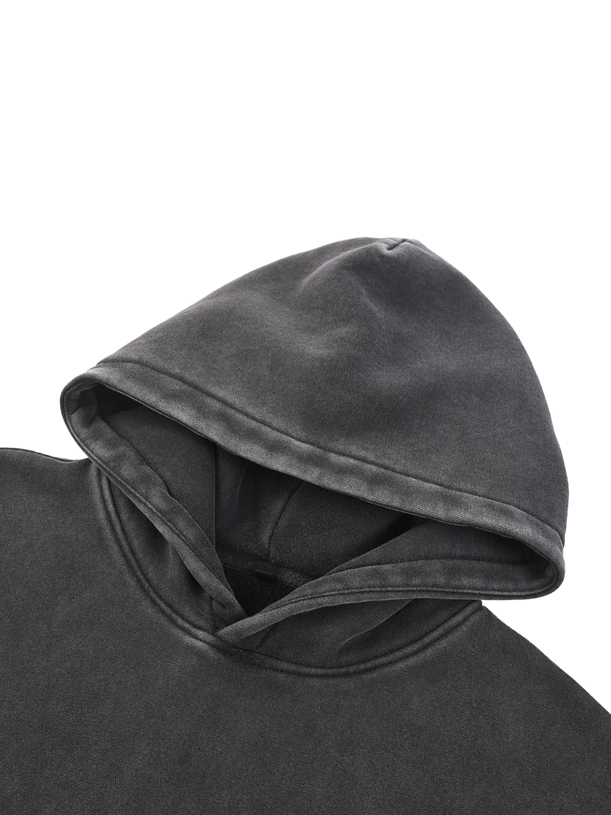 FLOW STATE : Snow Wash Fleece Oversize Hoodie