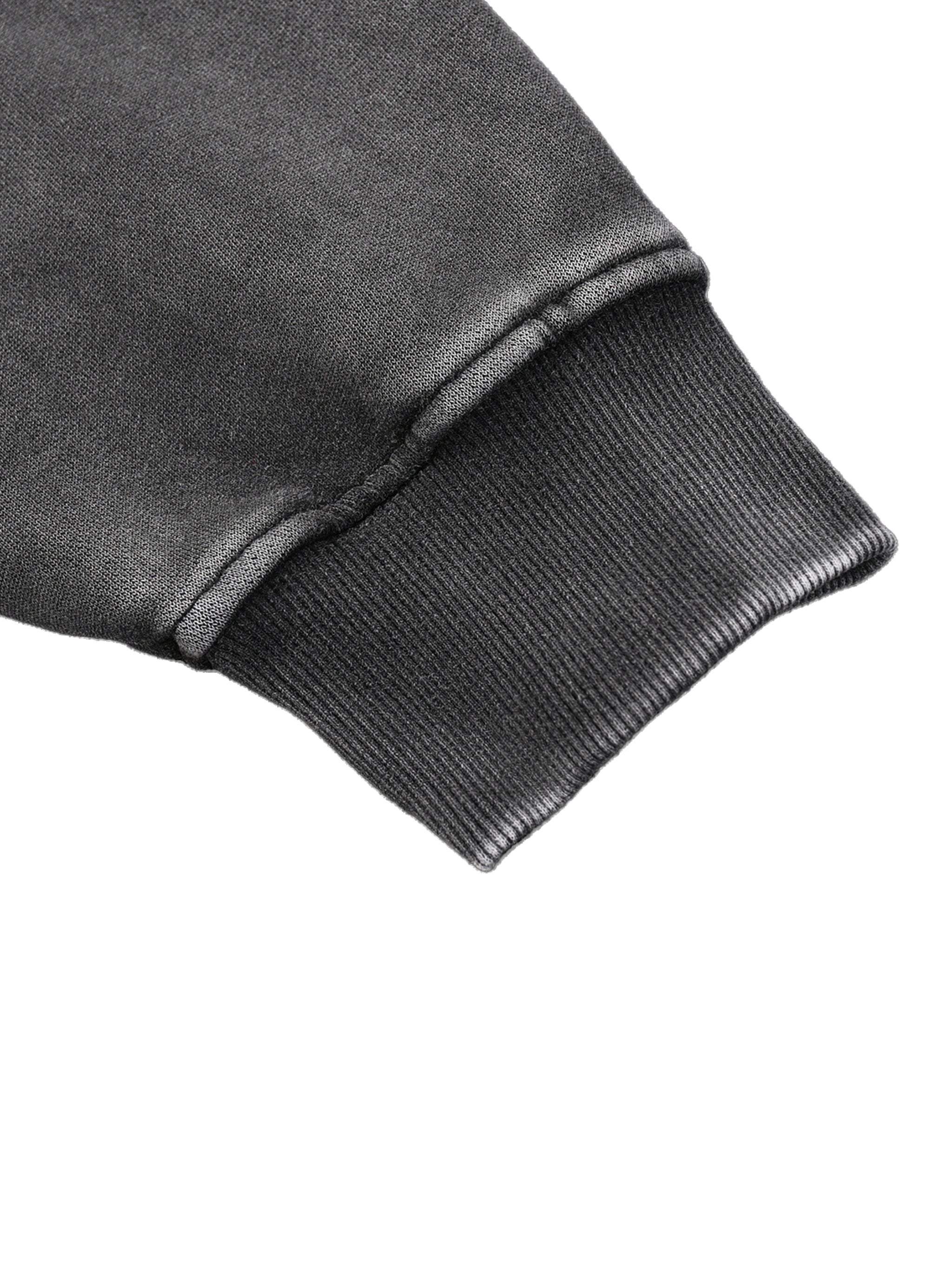 FLOW STATE : Snow Wash Fleece Oversize Hoodie