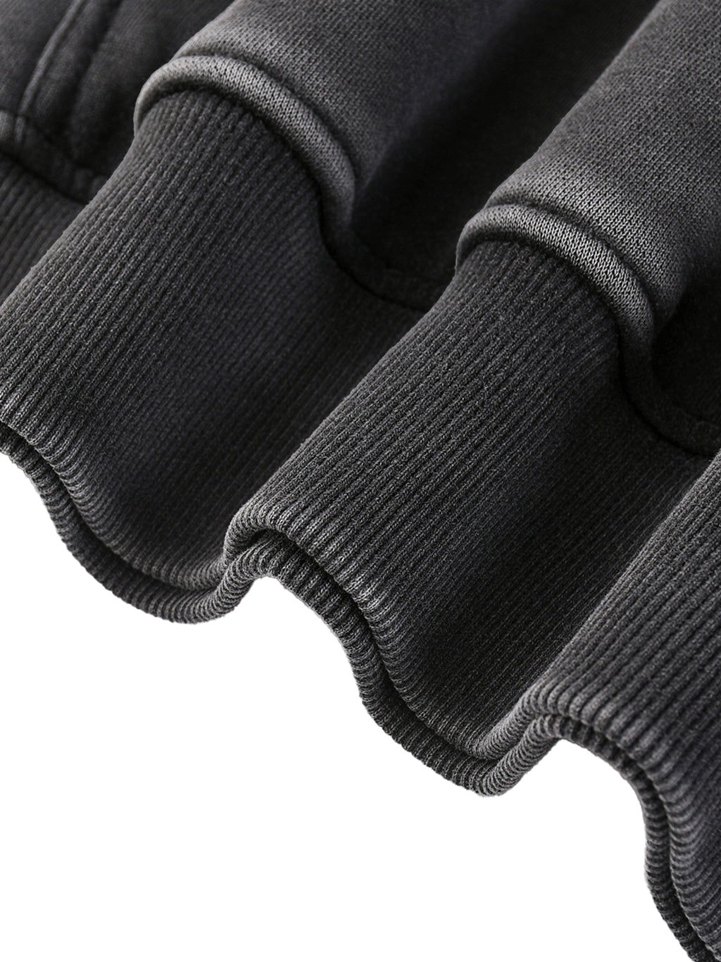 FLOW STATE : Snow Wash Fleece Oversize Hoodie